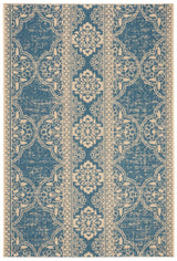 Safavieh Beach House Bhs174N Cream/Blue Rugs.