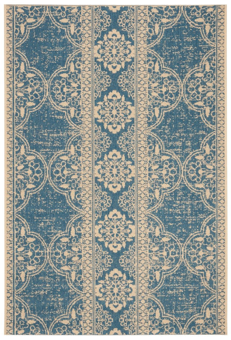 Safavieh Beach House Bhs174N Cream/Blue Rugs.