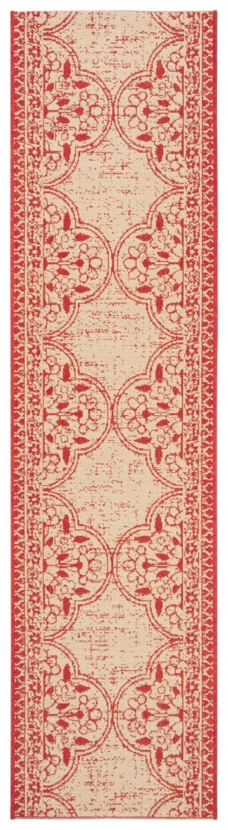 Safavieh Beach House Bhs174Q Red/Creme Rugs.