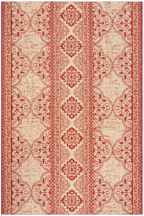 Safavieh Beach House Bhs174Q Red/Creme Rugs.