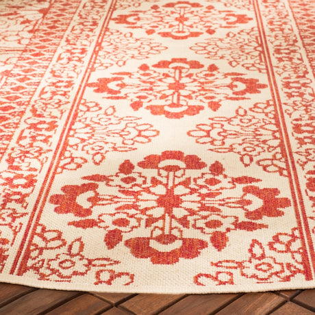 Safavieh Beach House Bhs174Q Red/Creme Rugs.