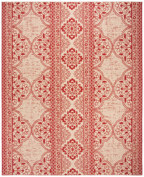 Safavieh Beach House Bhs174Q Red/Creme Rugs.