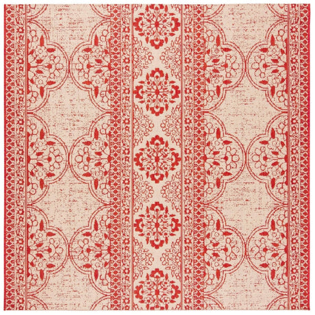 Safavieh Beach House Bhs174Q Red/Creme Rugs.