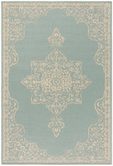 Safavieh Beach House Bhs180L Cream/Aqua Rugs.