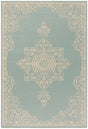 Safavieh Beach House Bhs180L Cream/Aqua Rugs.