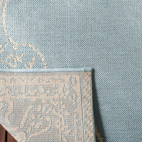 Safavieh Beach House Bhs180L Cream/Aqua Rugs.