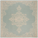 Safavieh Beach House Bhs180L Cream/Aqua Rugs.