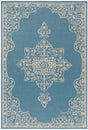 Safavieh Beach House Bhs180N Cream/Blue Rugs.