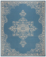 Safavieh Beach House Bhs180N Cream/Blue Rugs.