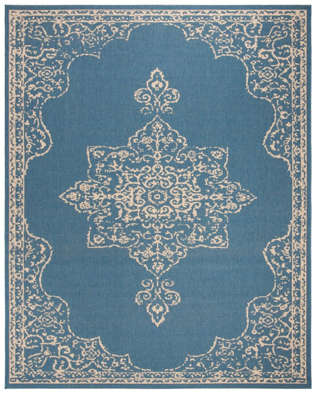 Safavieh Beach House Bhs180N Cream/Blue Rugs.