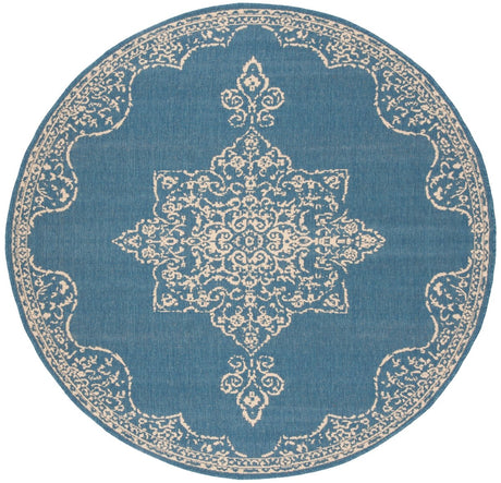 Safavieh Beach House Bhs180N Cream/Blue Rugs.