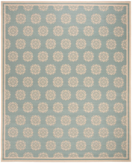 Safavieh Beach House Bhs181K Aqua/Cream Rugs.