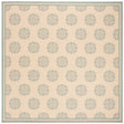 Safavieh Beach House Bhs181L Cream/Aqua Rugs.