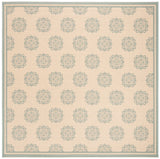 Safavieh Beach House Bhs181L Cream/Aqua Rugs.