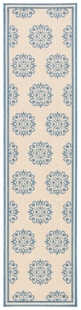 Safavieh Beach House Bhs181M Blue/Creme Rugs.