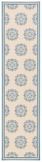 Safavieh Beach House Bhs181M Blue/Creme Rugs.