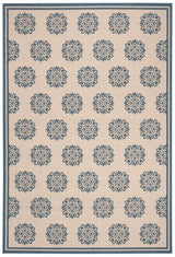 Safavieh Beach House Bhs181M Blue/Creme Rugs.
