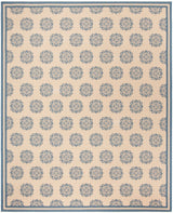 Safavieh Beach House Bhs181M Blue/Creme Rugs.