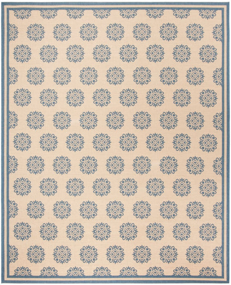 Safavieh Beach House Bhs181M Blue/Creme Rugs.