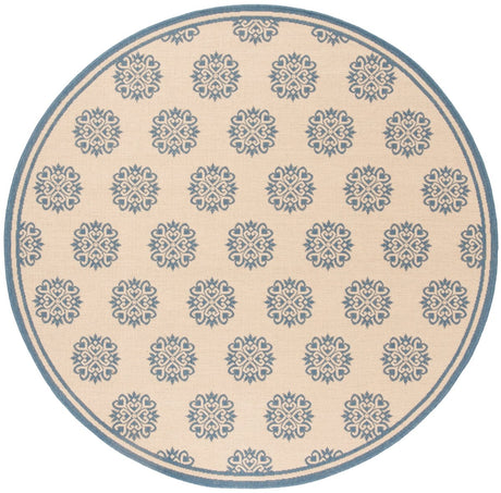 Safavieh Beach House Bhs181M Blue/Creme Rugs.