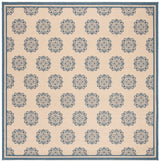 Safavieh Beach House Bhs181M Blue/Creme Rugs.