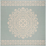 Safavieh Beach House Bhs183L Cream/Aqua Rugs.
