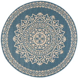 Safavieh Beach House Bhs183N Cream/Blue Rugs.