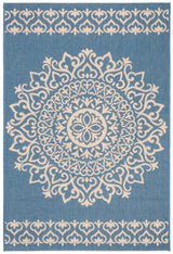 Safavieh Beach House Bhs183N Cream/Blue Rugs.
