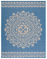 Safavieh Beach House Bhs183N Cream/Blue Rugs.