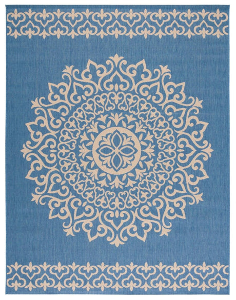 Safavieh Beach House Bhs183N Cream/Blue Rugs.