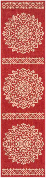Safavieh Beach House Bhs183Q Red/Creme Rugs.