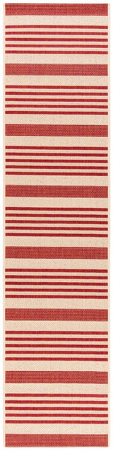 Safavieh Beach House Bhs222Q Beige/Red Rugs.