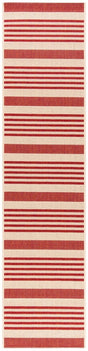 Safavieh Beach House Bhs222Q Beige/Red Rugs.