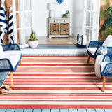 Safavieh Beach House Bhs222Q Beige/Red Rugs.