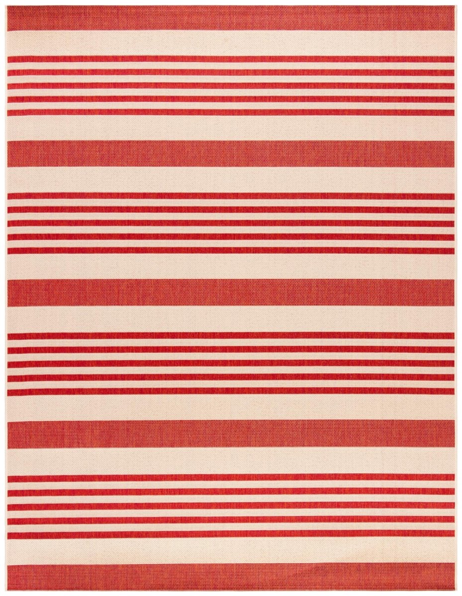 Safavieh Beach House Bhs222Q Beige/Red Rugs.
