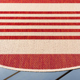 Safavieh Beach House Bhs222Q Beige/Red Rugs.