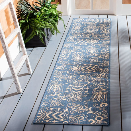 Safavieh Beach House Bhs246M Blue/Beige Rugs.