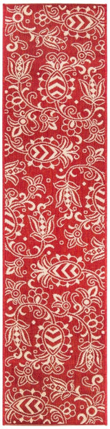 Safavieh Beach House Bhs246Q Red/Beige Rugs.