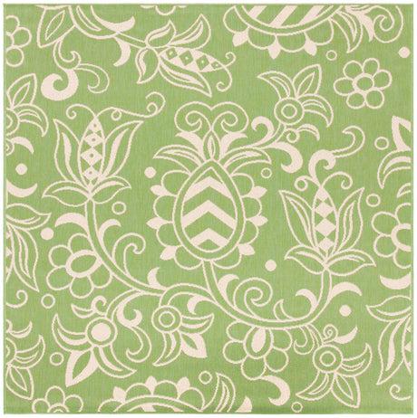 Safavieh Beach House Bhs246Y Green/Beige Rugs - Safavieh - bhs246y - 7sq
