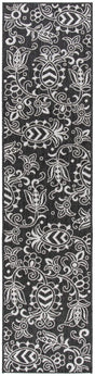 Safavieh Beach House Bhs246Z Black/Light Grey Rugs.
