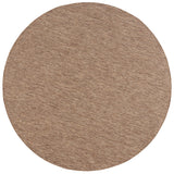 Safavieh Beach House 6'-7" x 6'-7" Rug in Brown
