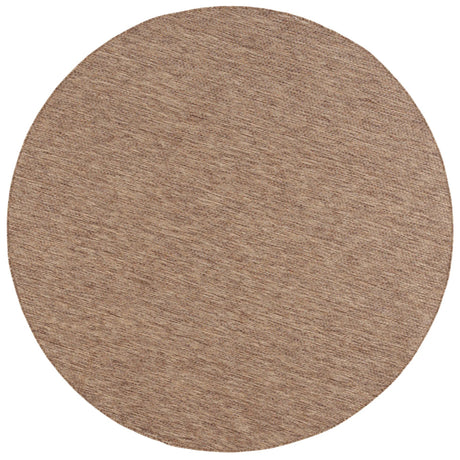 Safavieh Beach House 6'-7" x 6'-7" Rug in Brown