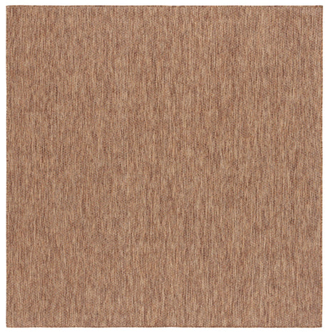 Safavieh Beach House 6'-7" x 6'-7" Rug in Brown