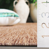 Safavieh Beach House 4'-0" x 6'-0" Rug in Brown