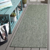 Safavieh Beach House 2'-2" x 8'-0" Rug in Green