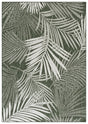Safavieh Beach House 5'-3" x 7'-6" Rug in Green / Ivory