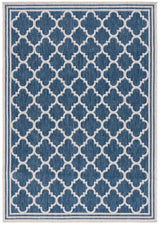 Safavieh Beach House 4'-0" x 6'-0" Rug in Blue / Ivory