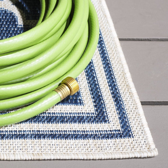 Safavieh Beach House Bhs266M Blue/Ivory Rug.