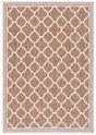Safavieh Beach House 4'-0" x 6'-0" Rug in Brown / Ivory