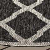 Safavieh Beach House 6'-7" x 6'-7" Rug in Charcoal / Grey